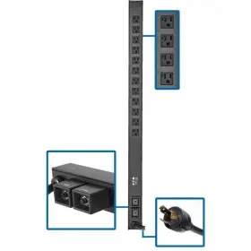 Tripp Lite Pduv3036 36 Inch Basic 0u 12 Nema 5-15/20r L5-30p 120v Pdu