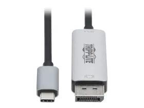 Tripplite U444-006-dp8se Tripp Lite Usb C To Displayport Adapter Cable 8k Uhd M/m Dp 1.4 Black 6ft