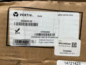 Vertiv Vp5n3000 Geist Switched Level Monitoring Rpdu 208v New