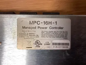 Western Telematic Mpc-16h-1 Managed Power Controller Metered Switch