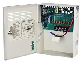 Xenocam Cp1209-10a-b 9 Channel Way 12v 10amp Dc Metal Boxed Cabinet Regulated Power Supply Unit