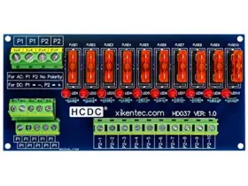 Xiken Electronic Technology Co. Ltd. Hd037 Screw Mount 10 Position Power Distribution Fuse Module Board For 5 To 32v