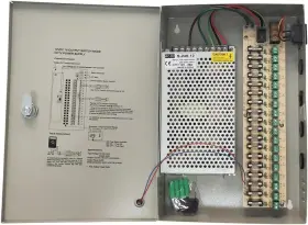 Yuarisx 785698184408 Dc 12v 20 Amp 18 Channel/port Power Supply Box Distribution For Security Came