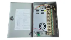 Yuarisx 785698833979 18 Channel/port Dc 12v 30 Amp Security Camera Power Supply Distribution With