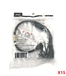 Ziotek 121-2594 Lot Of 15 New Power Strip Liberator Classic Ii 1 2 Plug Cables