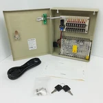 Eversecu 9 Channel Dc12v 5 Amp Ptc Fuse Cctv Power Supply Metal Box Lock Keys. Fixed Price $19.97.