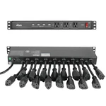 Tecmojo 1u Rack Mount 19 Outlet Pdu Power Distribution Unit Strip Circu.... Fixed Price $124.92.