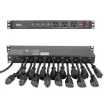 Tecmojo 1u Rack Mount 19 Outlet Pdu Power Distribution Unit Strip Circu.... Fixed Price $121.76.